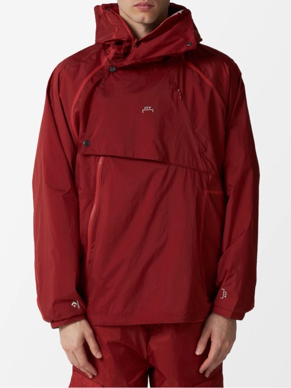 A-COLD-WALL* Converse Collab Men's Hooded Windbreaker Anorak Medium New!